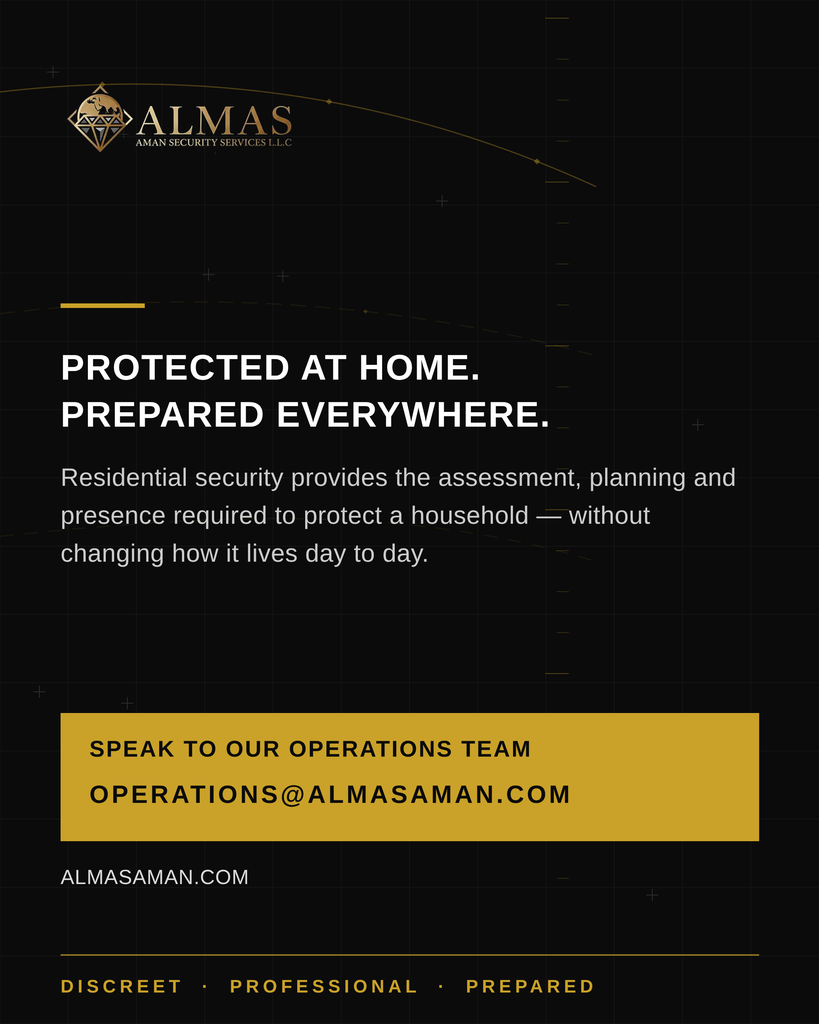 ALMAS AMAN Residential Security – protected at home, prepared everywhere